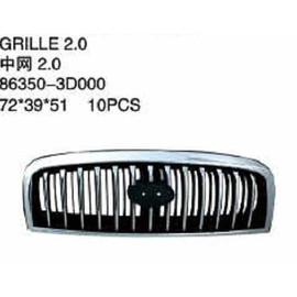 SONATA 01- Решетка радиатора вертик полосы (Китай)