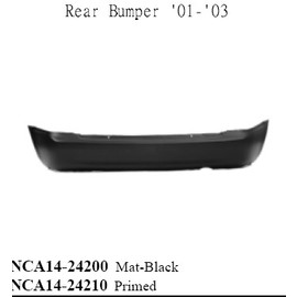 MAZDA 323 99-03 Бампер задний 01-03